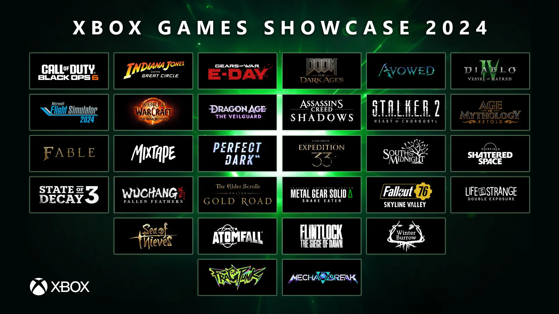 Every Game Trailer Showcased at Xbox Games Showcase