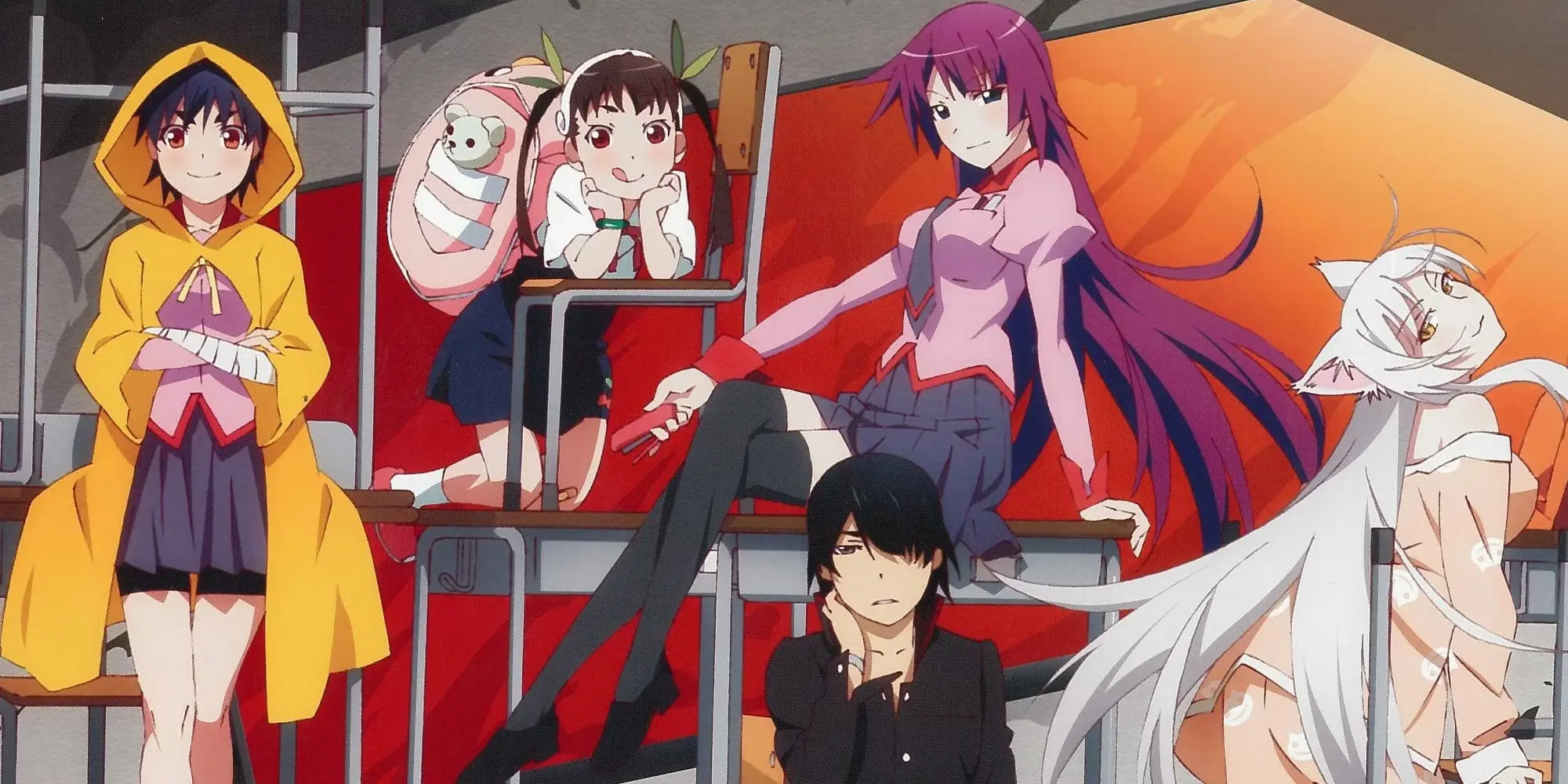 Monogatari series poster