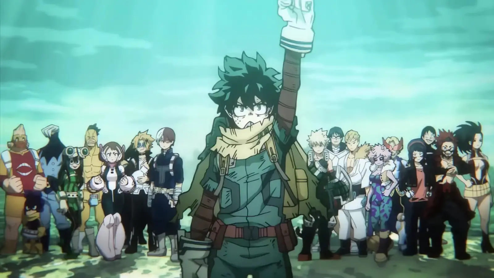 Izuku Midoriya And Heroes From Class A